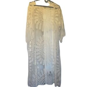 Rebellion sheer cardigan never worn